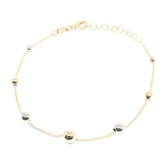 Bratara Aur 14k Bile Aur Alb si Galben - Bijuteria Cleopatra