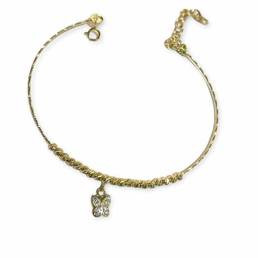 Bratara aur 14k cu bile - Bijuteria Cleopatra