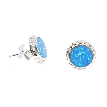 Cercei Argint cu Piatra Opal - Bijuteria Cleopatra