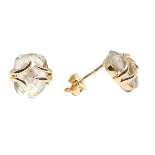 Cercei aur 14k cu Piatra Topaz - Bijuteria Cleopatra