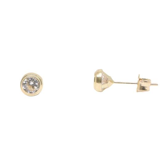Cercei Aur 14k cu Piatra Zirconia - Bijuteria Cleopatra