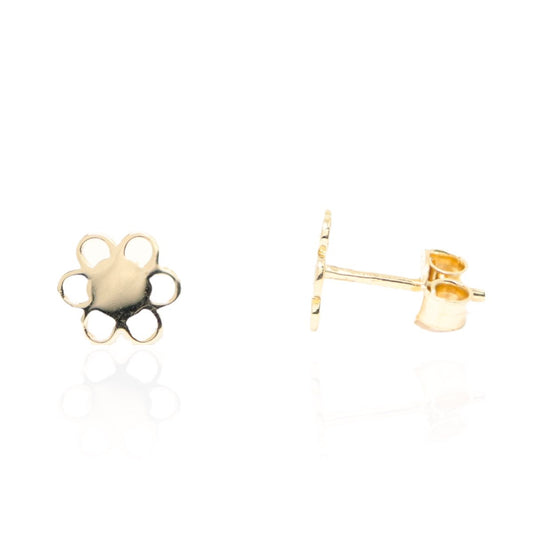 Cercei Aur 14k Floare - Bijuteria Cleopatra