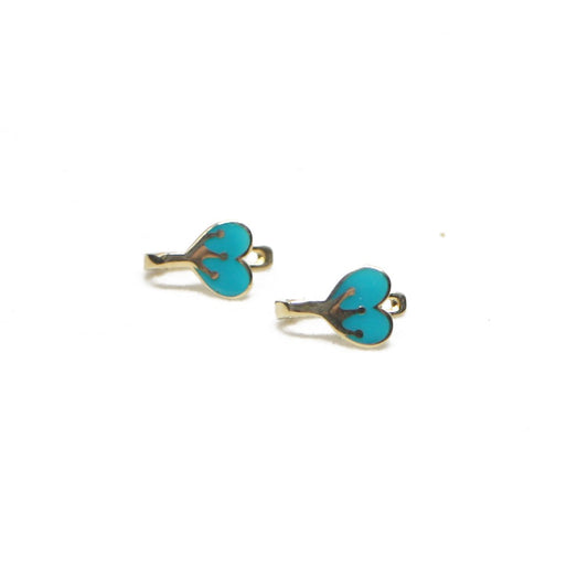 Cercei Aur 14K Inima - Bijuteria Cleopatra
