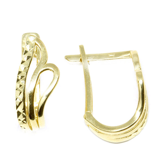 Cercei Aur 14k Minimalisti - Bijuteria Cleopatra
