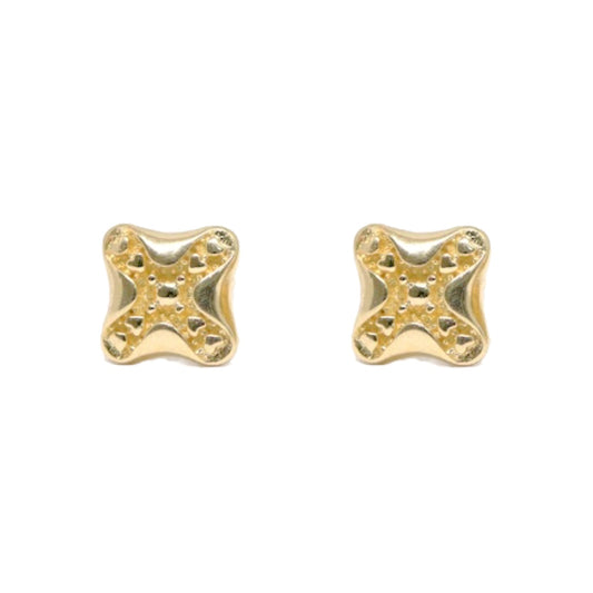 Cercei Aur 14K Inimi - Bijuteria Cleopatra