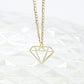 Pandantiv Aur 14k Forma Diamant