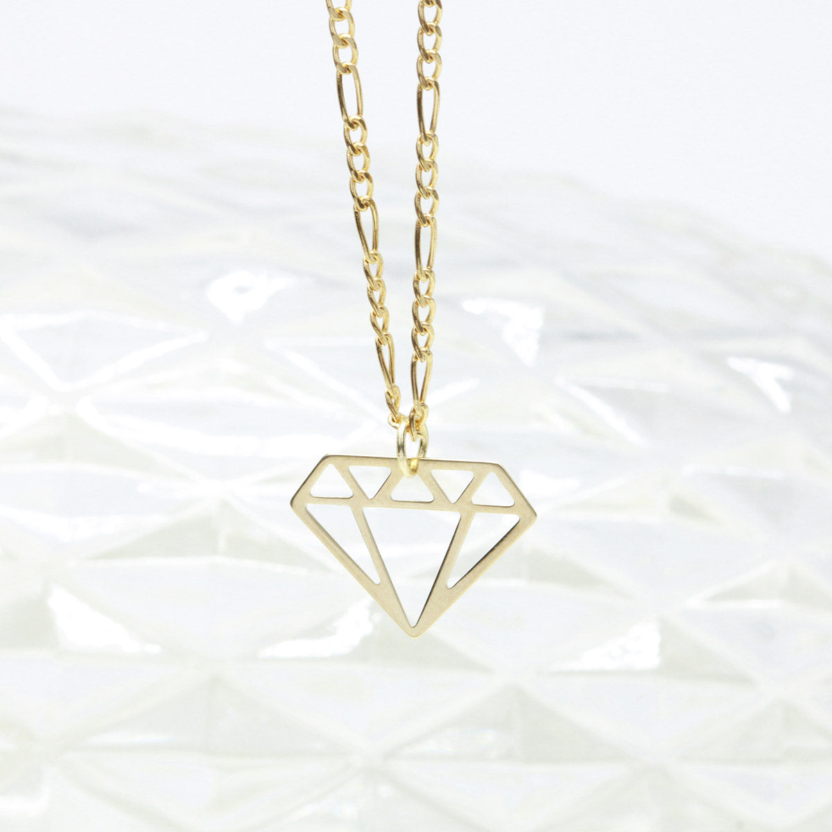 Pandantiv Aur 14k Forma Diamant