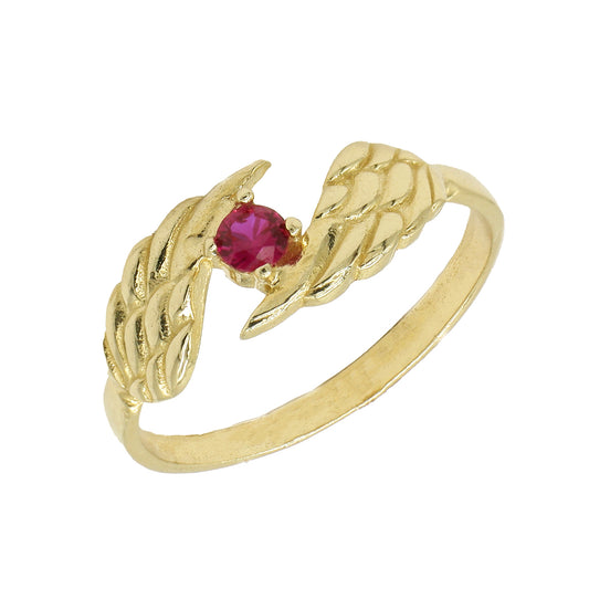 Inel Aur 14k Aripi de Inger - Bijuteria Cleopatra
