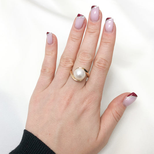 Inel Aur 14k cu Perla - Bijuteria Cleopatra