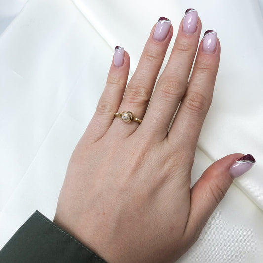 Inel Aur 14k cu Perla - Bijuteria Cleopatra