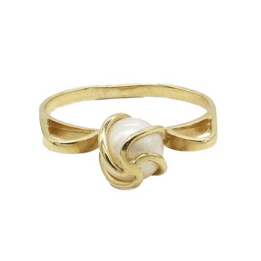Inel Aur 14k cu Perla - Bijuteria Cleopatra