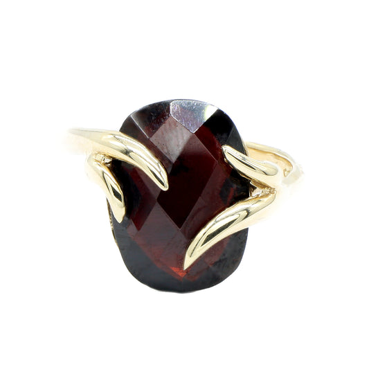 Inel Aur 14k cu Piatra Granat - Bijuteria Cleopatra