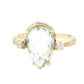 Inel Aur 14k cu Piatra Topaz Verde - Bijuteria Cleopatra