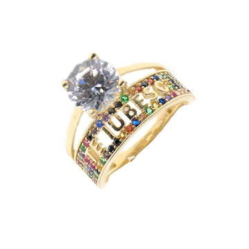 Inel Aur 14k "Te iubesc" - Bijuteria Cleopatra