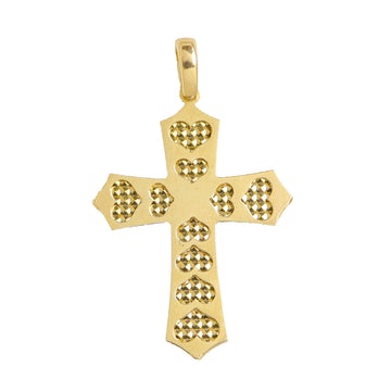 Pandantiv Aur 14K Cruce - Bijuteria Cleopatra