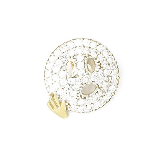 Pandantiv Aur 14k Smiley - Bijuteria Cleopatra